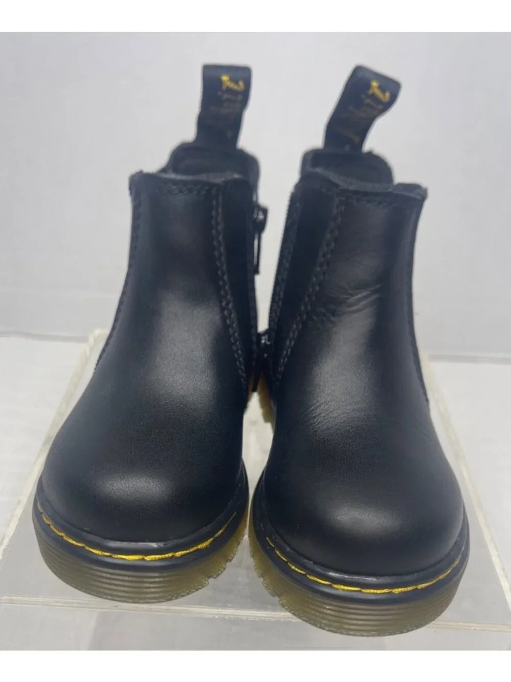 Dr. Marten's Toddler 2976 Chelsea Black Leather Boot SZ 6 Unisex Classic Durable